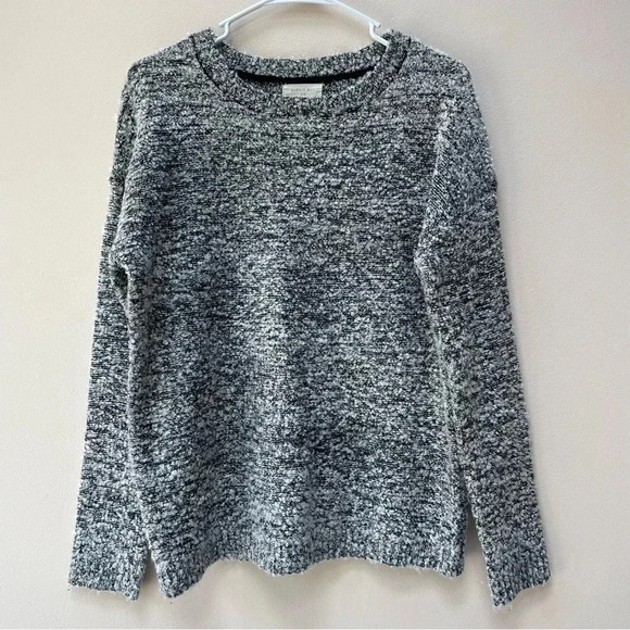 Sophie Rue Revolve Chunky Boucle Textured Pullover Heather Gray Sweater Size M - Picture 1 of 5